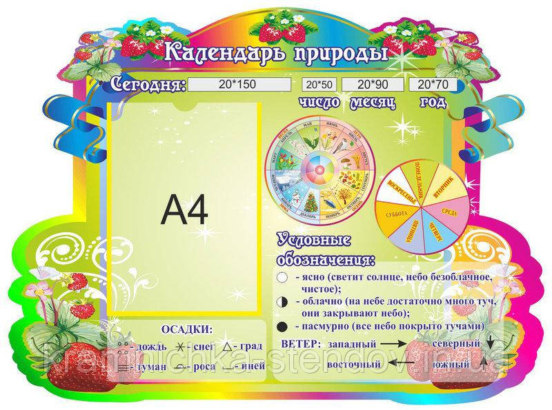 Кутик природи для дитячого садка "Полуничка"
