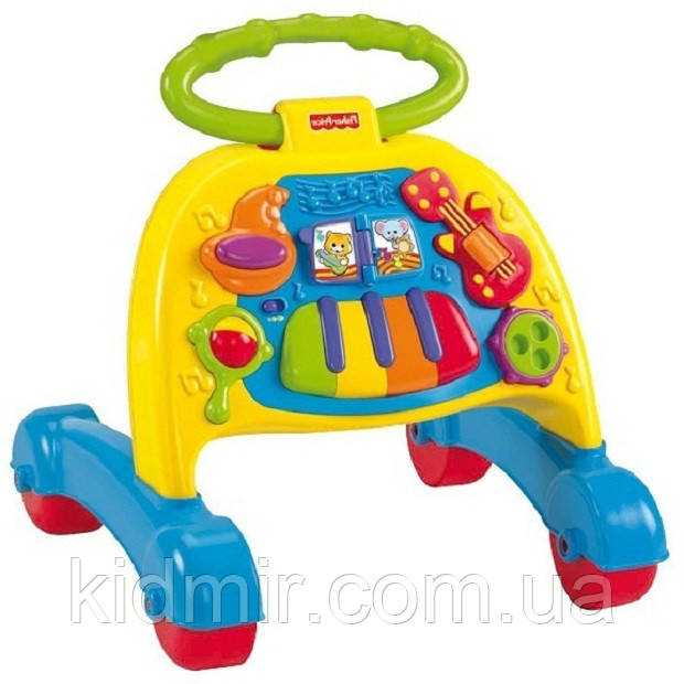Ходунки штовхачі Блискучі основи Fisher Price Brilliant Basics V3254, фото 1