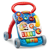 Ходунки толкатели Обучение сидя и стоя Синие VTech 80-077060