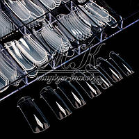 Багаторазові верхні форми типси для нарощування нігтів полігелем, набір 120 шт.