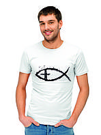 Чоловіча футболка "Рибка з хрестом"