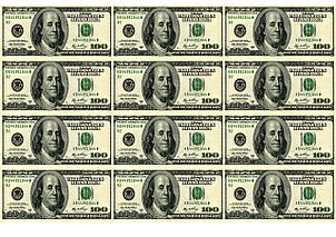 Вафельна картинка Гроші, для торта