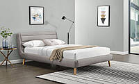 Кровать ELANDA 140x200 светло-серый Halmar