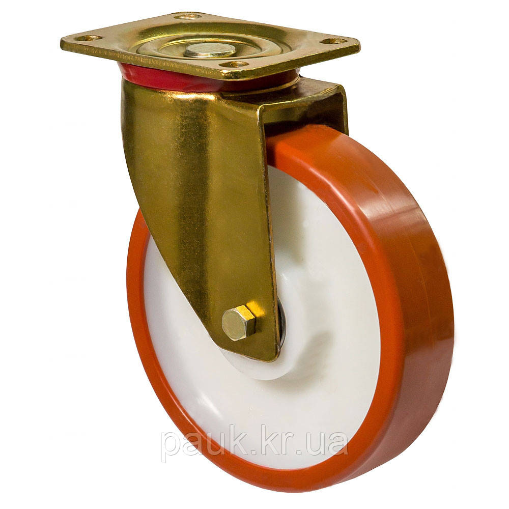 Колесо 5302-MT-250-B, Ø 250 мм, 53 Medium Top, колесо поворотне з кронштейном, колесо для великого навантаження, колесо на візок, фото 1