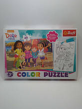 Пазлы Trefl Розмальовка 40 (36512) Дора та друзі