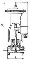 Клапан регулирующий мембранный футерованный 25ч5п Ду32