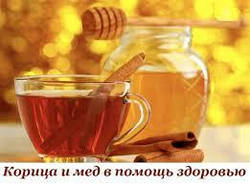 Кориця і мед в допомогу здоров'ю.
