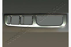 Окантовка кнопки підіймача скла Skoda Octavia Tour A4 (декор панелі Шкода Октавіа)