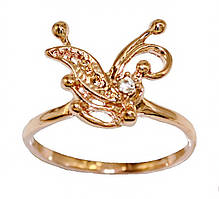 Кільце жіноче, Булат. Камені: Діаманти. Колір: позолота з кр. від. Є 17р. 18р. 19р.20р. В упаковці 12 кілець.