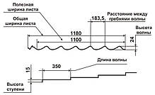 Металочерепиця Рауні Стандарт, RAL 8017 Корея MAT 0,45 мм., фото 3