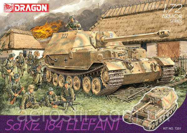 Sd.Kfz. 184 ELEFANT 1/72 Dragon 7201