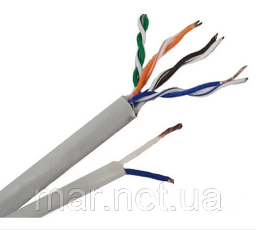 Кабель вита пара UTP 4х2х0,51+2*0,75, 500м Ok-net КПВ-ВП (100) 4*2*0,50+2*0,75