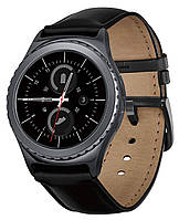 Кожаный ремешок Primo для часов Samsung Gear S2 Classic (SM-R732 / SM-R735) - Black