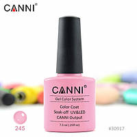 Гель-лак CANNI 245 дымчатый розовый