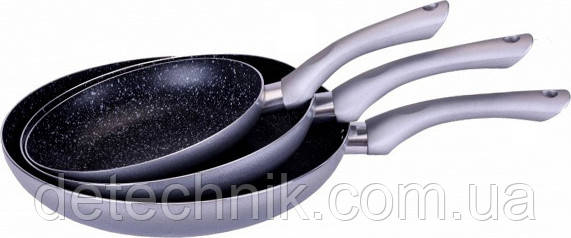 Набір сковорідок Royalty Line SILVER RL-PM3 3 pcs