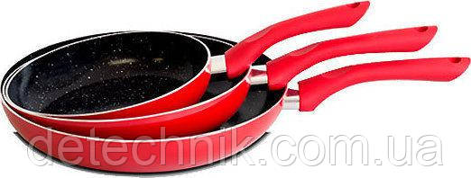 Набір сковорідок Royalty Line RED RL-PM3 3 pcs