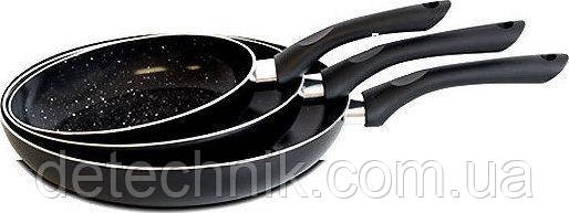 Набір сковорідок Royalty Line BLACK RL-PM3 3 pcs