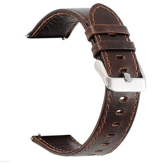 Шкіряний ремінець Primo для годин Xiaomi Huami Amazfit Sport - Dark Brown