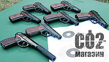 СО2 копії пістолета Макарова - порівняльний огляд, краш-тест, стрілянина через "хрон"