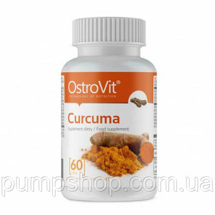 Куркумін OstroVit Curcuma 60 таб., фото 2