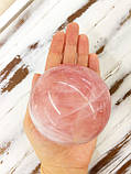 Куля з каменю, рожевий кварц, діам. 8 см., фото 3