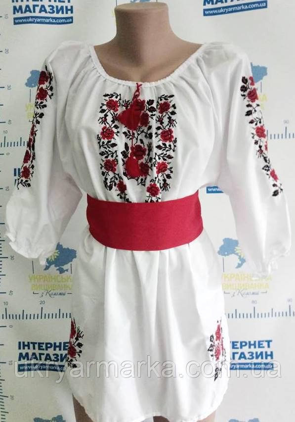 Блузка з вишивкою "Троянди"