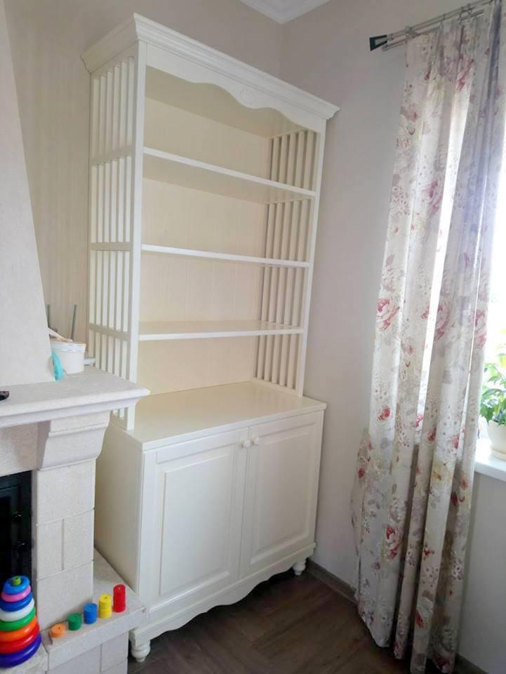 Книжкова шафа дерев'яна для дитячої Прованс РКБ-Меблі, колір на вибір