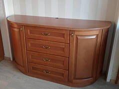 Комод дерев'яний  для спальні / вітальні / передпокою в класичному стилі Венера РКБ-Меблі, колір на вибір