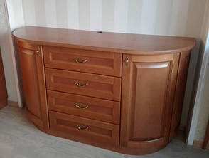 Комод дерев'яний  для спальні / вітальні / передпокою в класичному стилі Венера РКБ-Меблі, колір на вибір, фото 1