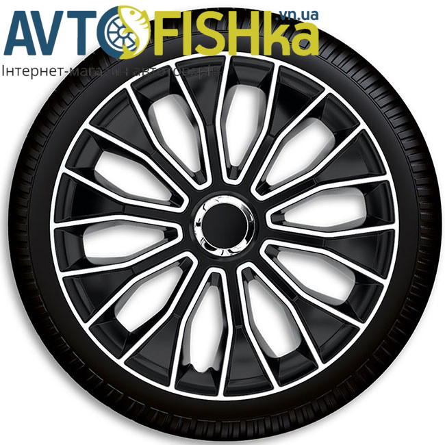 Ковпаки на колеса. Ковпаки колісні ARGO R15 VOLTEC PRO BLACK WHITE
