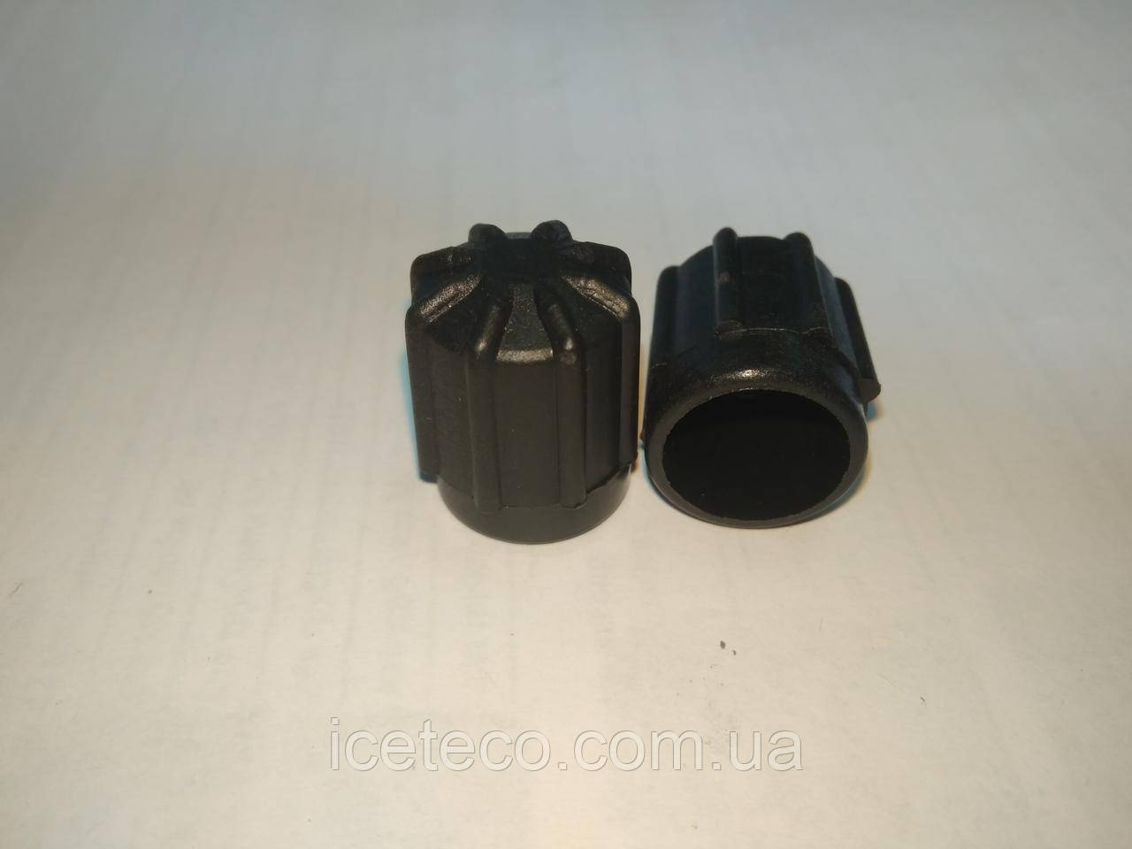 Заглушка пластикова чорна HP М10*1 Gamela 50243, фото 1