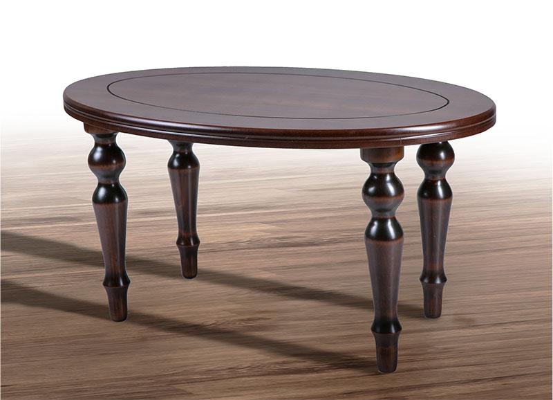 Стіл журнальний дерев'яний Капрі темний горіх 88х56х47 см, фото 1