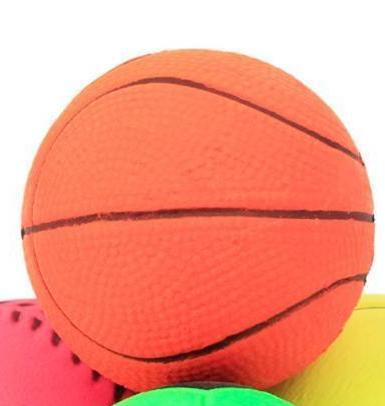 Игрушка латекс мяч баскетбол 7см (99002) - фото 1 - id-p546313054