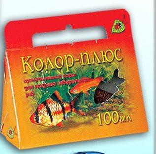 Корм для риб Колор-плюс 100г (гранул) Природа