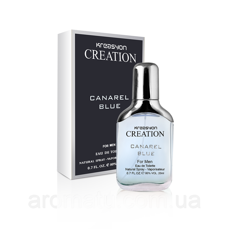 Чоловіча туалетна вода Fon cosmetics Creasyon Creation CANAREL BLUE 20 мл (3541050)