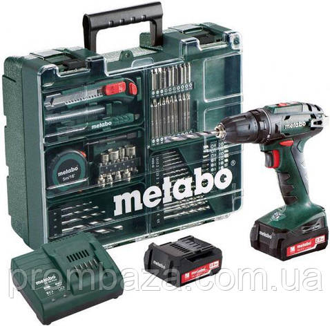 Акумуляторний шурупокрут Metabo BS 14,4 Mobile Workshop, фото 1
