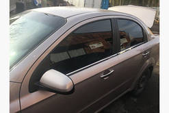 Хром молдинги скел нижні Chevrolet Aveo T250 (Шевроле Авео 1)