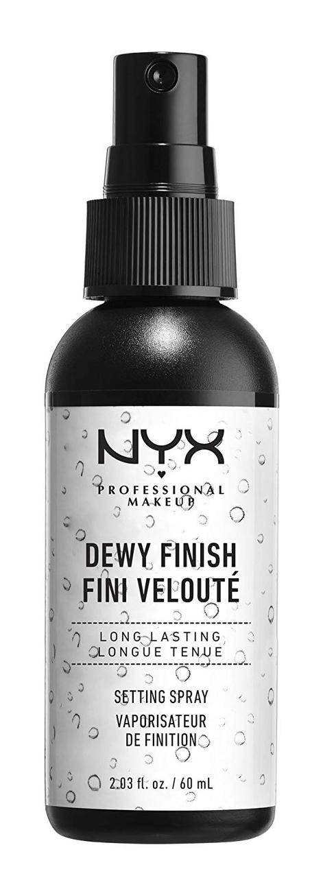 Фінішний спрей-фіксатор для макіяжу зволожуючий NYX Professional Make Up Setting Spray Dewy Finish 60 мл