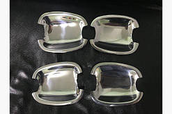 Хром дрілянки під ручки Chevrolet Aveo T250 (Шевроле Авео 1)