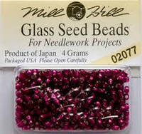 Бисер Mill Hill 02077, 11/0 Brilliant Magenta Glass Beads
