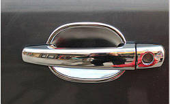 Хром дрілянки під ручки Chevrolet Aveo T300 (Шевроле Авео 2)