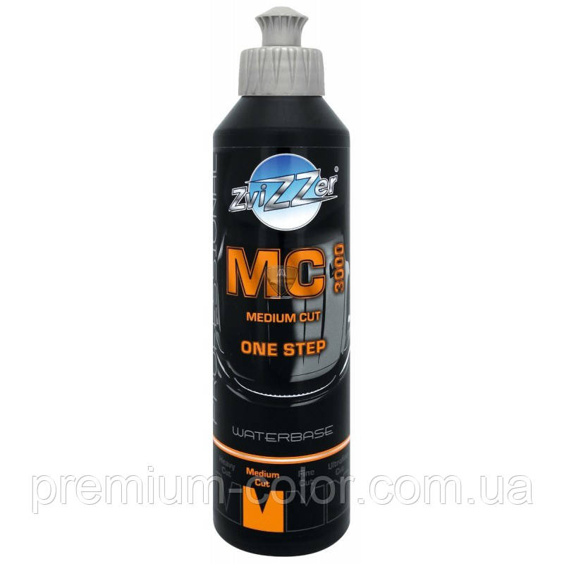 Полірувальна паста Zvizzer середньозерниста MC 3000 Medium Cut (ONE STEP), 250/750ml