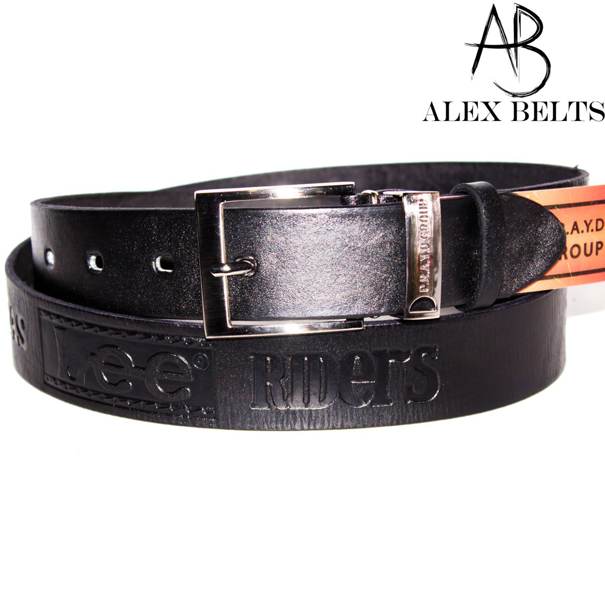 Ремінь чоловічий джинсовий шкіряний 40 мм - купити оптом в Одесі