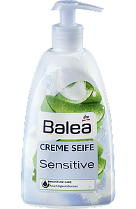 Мило рідке з дозатором Balea Creme Seife Sensitive 500 мл.