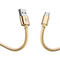 USB кабель Baseus Speed QC 5A Type-C to USB, 1m gold