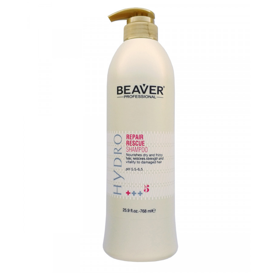 Beaver Professional Repair Rescue Shampoo Шампунь для відновлення пошкодженого волосся 768мл