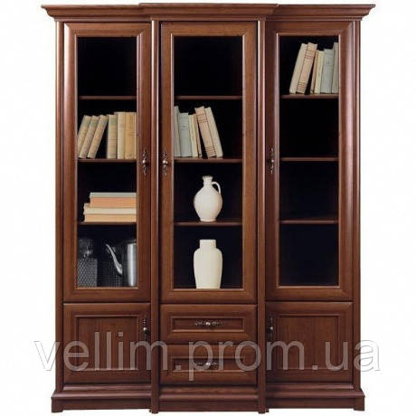 Сервант Gerbor Соната 3w/2s 167,5х204,5х43-49,5 каштан