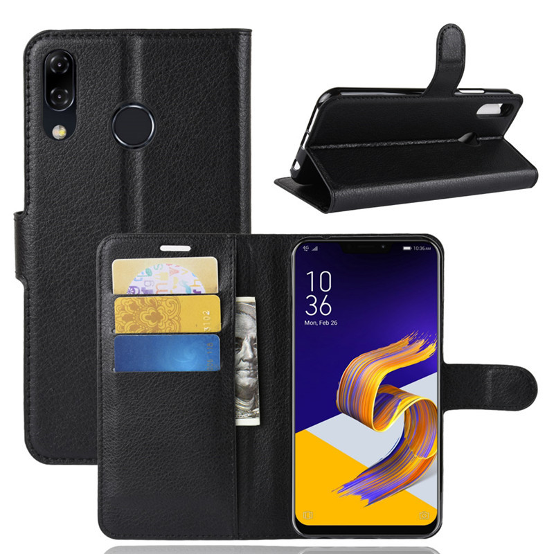 Чохол Asus Zenfone 5 / 5z / ZE620KL / ZS620KL / 1H013WW / 2A052WW 6.2" книжка PU-Шкіра чорний