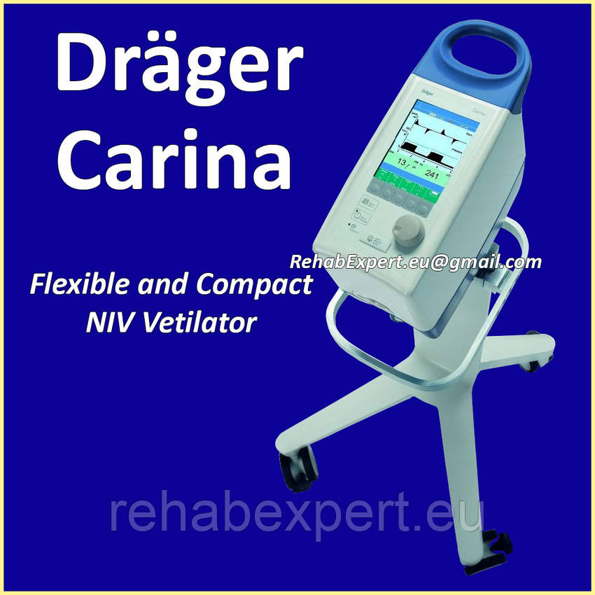 Апарат ШВЛ Drager Carina Compact NIV Ventilator + Зволожувач F&P MR 810