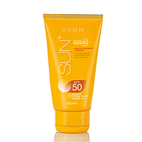 92836 Avon. Сонцезахисний антивіковий крем для обличчя та тіла SPF 50 SUN+, 50 мл. Ейвон (Ейвон, Евон, Авон)